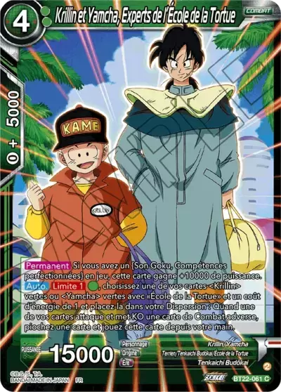 Critical Blow [BT22] - Krillin et Yamcha, Experts de l\'École de la Tortue