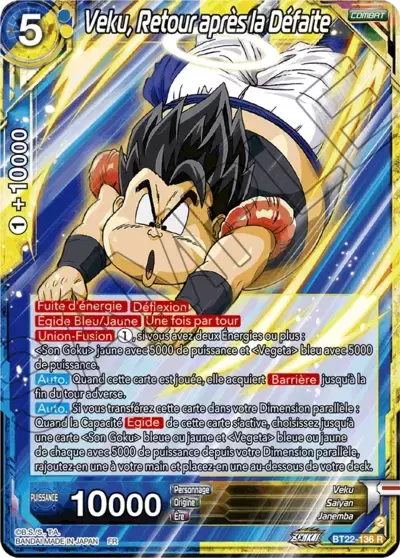 Critical Blow [BT22] - Veku, Retour après la Défaite
