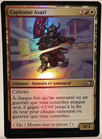Kamigawa La Dynastie Néon - Capitaine Asari Foil