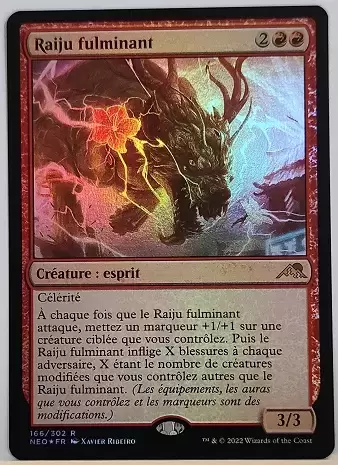 Kamigawa La Dynastie Néon - Raiju fulminant - Foil