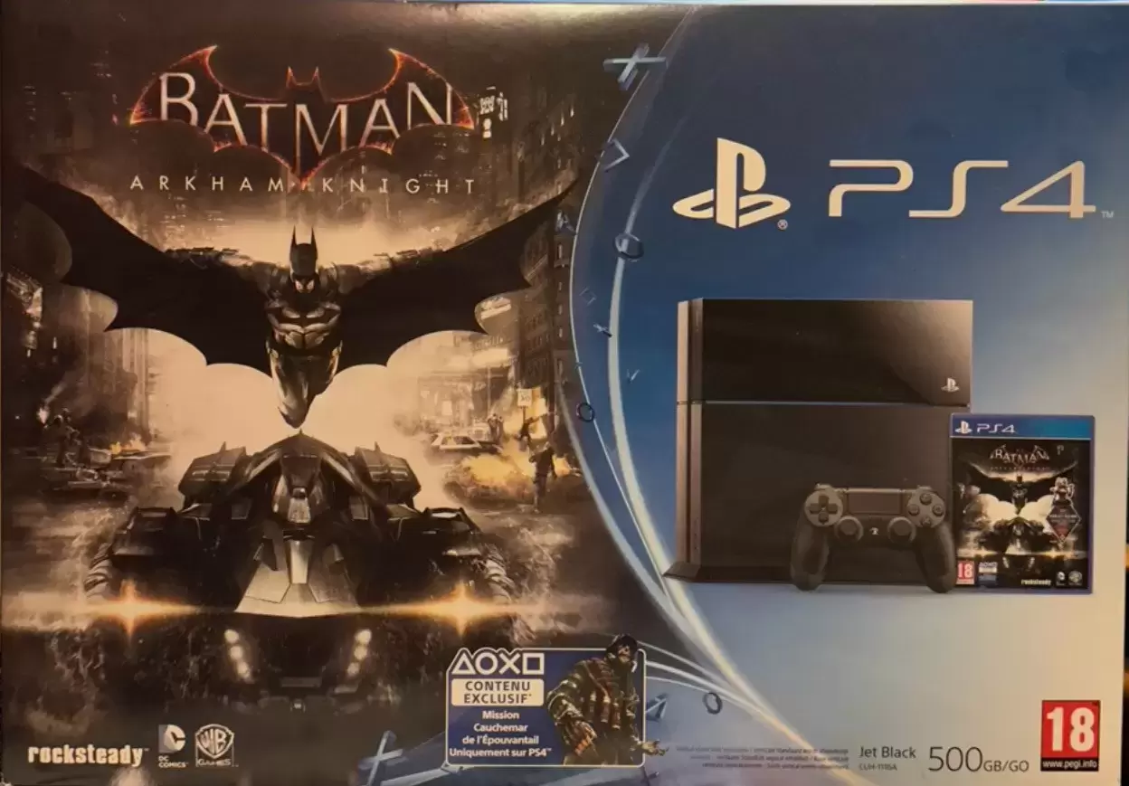 PlayStation 4 500Go - Noir - Edition limitée Batman Arkham Knight