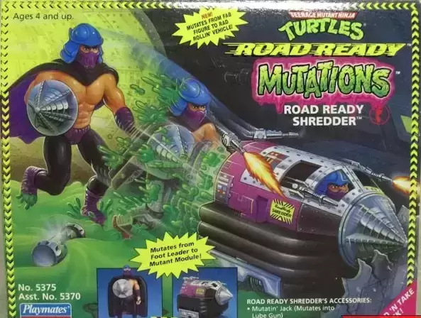 Vintage Teenage Mutant Ninja Turtles (TMNT) - Road Ready Mutations - Road Ready Shredder