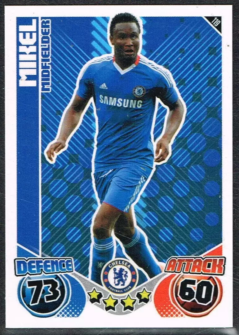 Match Attax - Premier League 2010/11 - Mikel