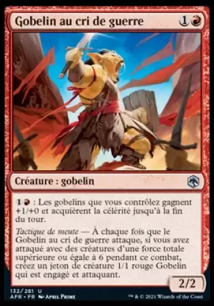 Aventures dans les royaumes oubliés (Dungeons & Dragons Forgotten Realms) - Gobelin au cri de guerre Foil