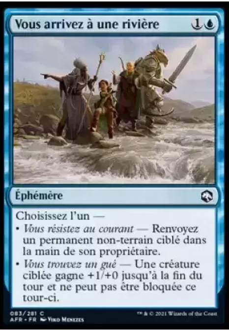 Aventures dans les royaumes oubliés (Dungeons & Dragons Forgotten Realms) - Vous arrivez à une rivière Foil