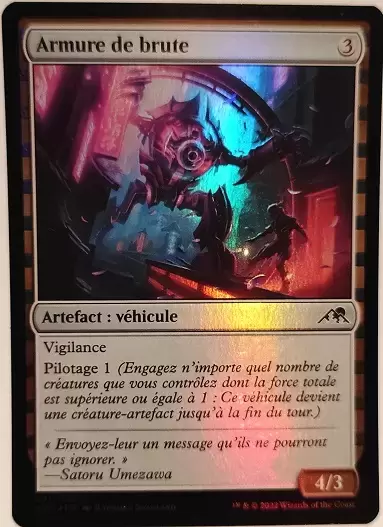 Kamigawa La Dynastie Néon - Armure de brute Foil