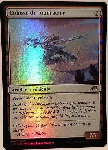 Kamigawa La Dynastie Néon - Colosse de foudracier Foil