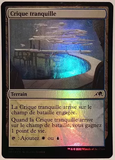 Kamigawa La Dynastie Néon - Crique tranquille Foil