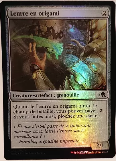 Kamigawa La Dynastie Néon - Leurre en origami Foil