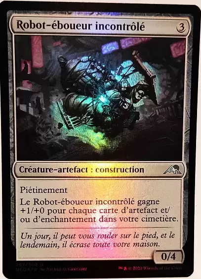 Kamigawa La Dynastie Néon - Robot-éboueur incontrôlé Foil
