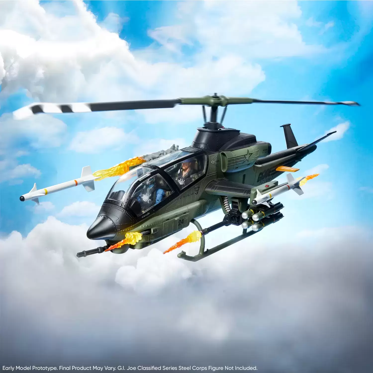 G.I. JOE - Classified Series - Assault Copter Dragonfly XH-1 (with William “Wild Bill” Hardy)