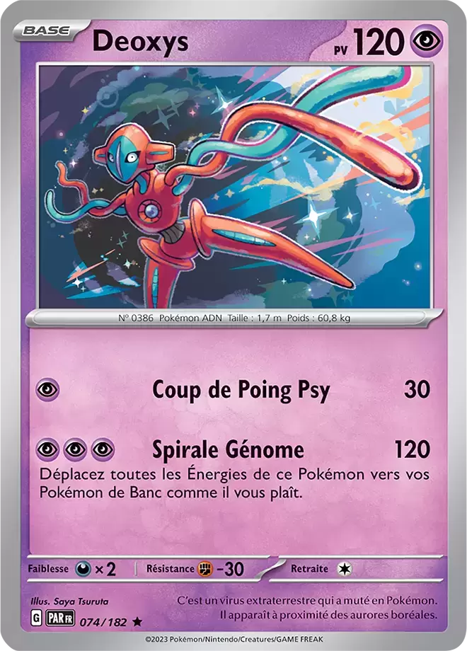 Faille Paradoxe - PARFR - Deoxys Holographique