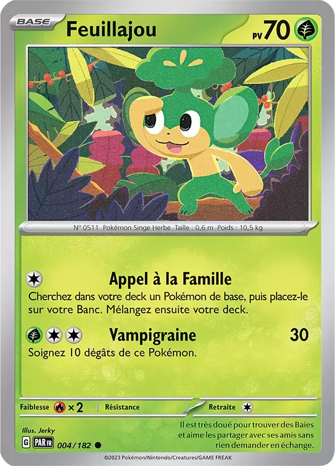 Faille Paradoxe - PARFR - Feuillajou