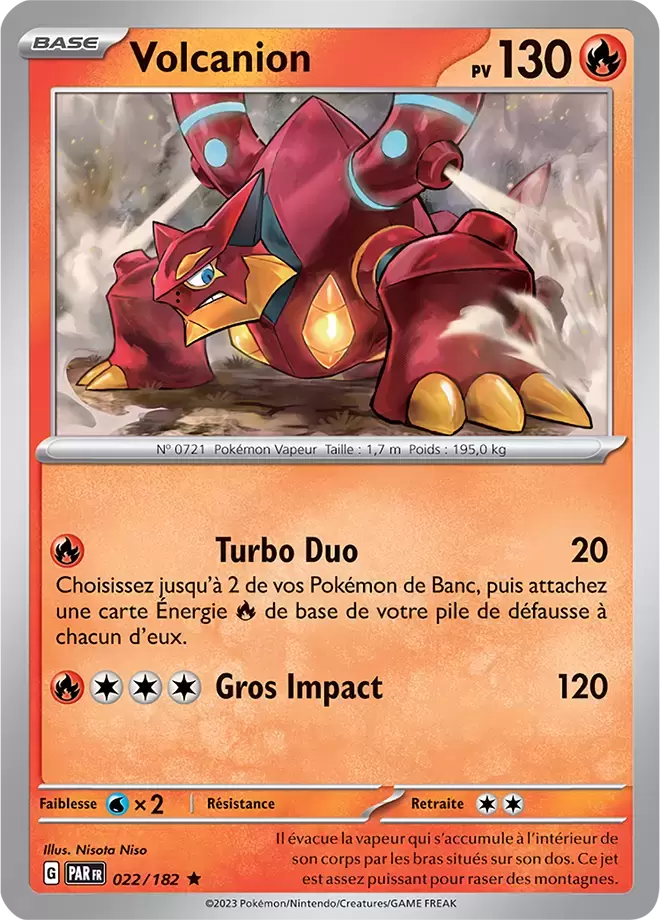 Faille Paradoxe - PARFR - Volcanion Holographique