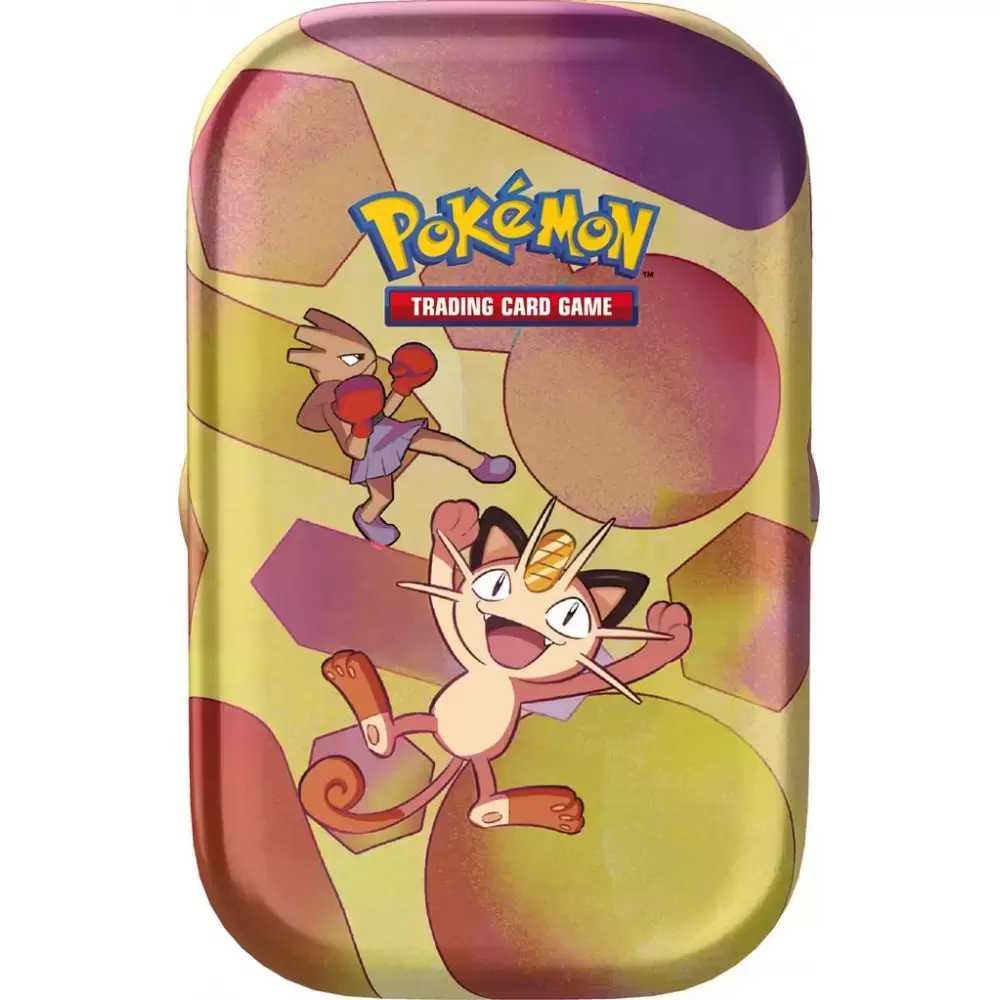 Mini Tin Box Métal Pokémon - Mini Tin 151 - Miaouss & Tygnon