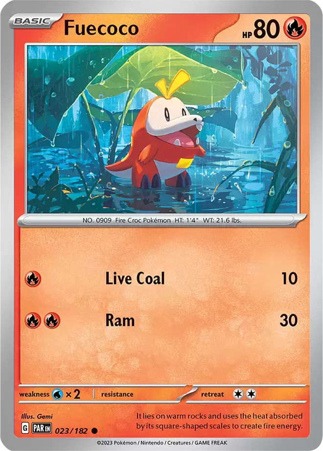 Paradox Rift - PAREN - Fuecoco