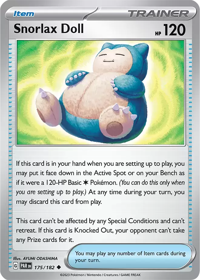 Paradox Rift - PAREN - Snorlax Doll