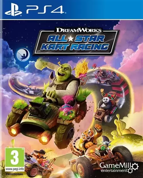 Jeux PS4 - Dreamworks - All Star Kart Racing