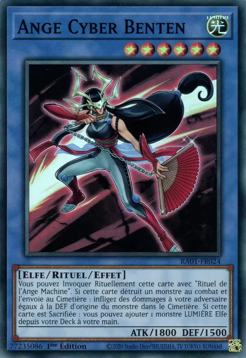 Collection Rareté du 25ème Anniversaire RA01 - Ange Cyber Benten