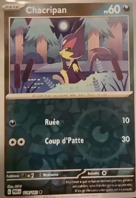 Faille Paradoxe - PARFR - Chacripan Reverse