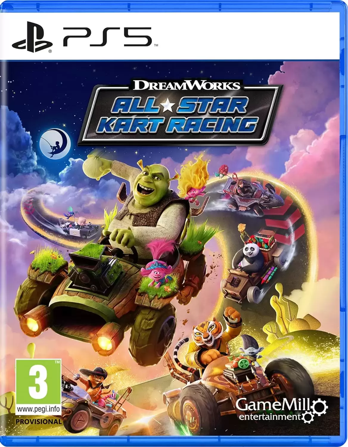Jeux PS5 - Dreamworks - All Star Kart Racing