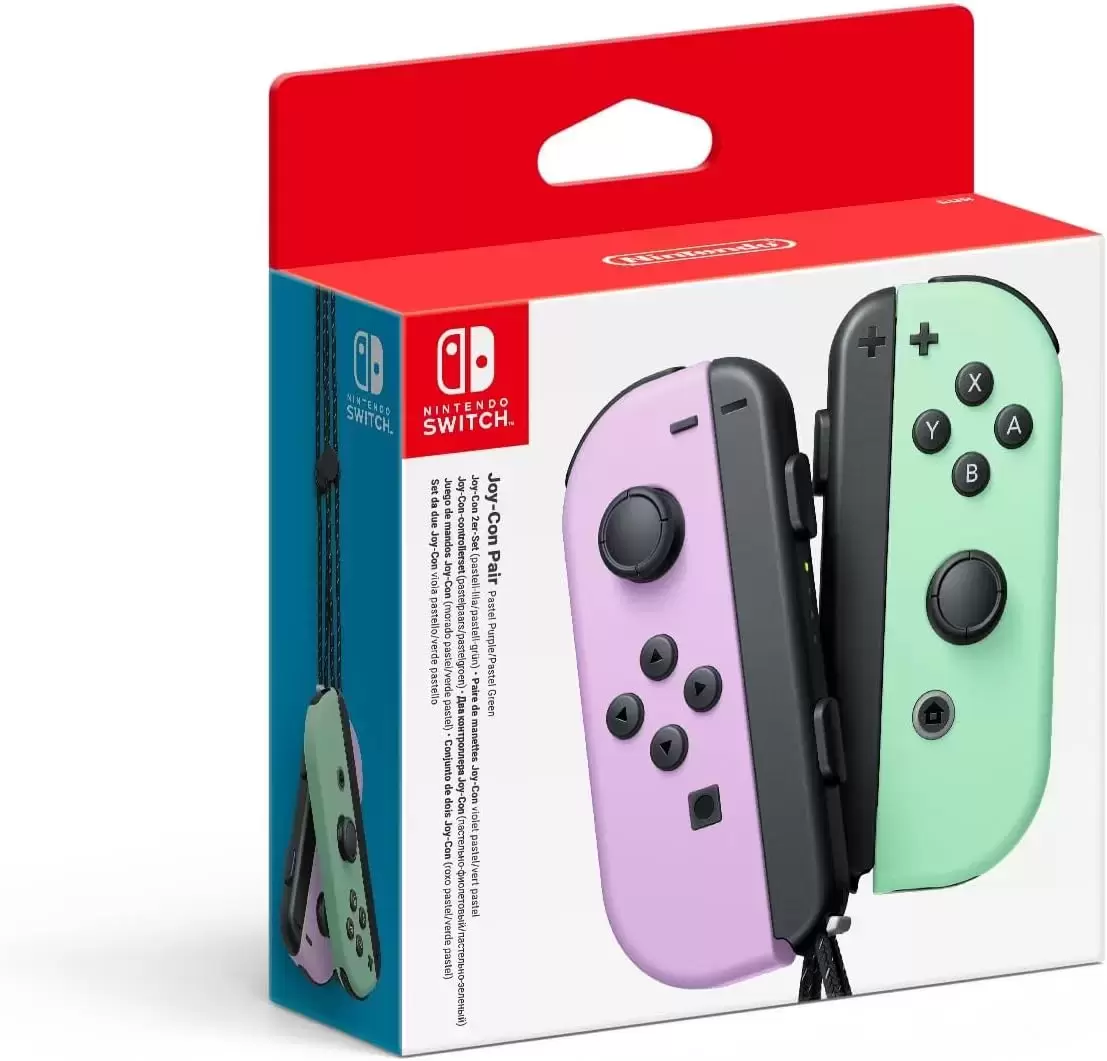 Nintendo Switch Stuff - Joy-Con Pair Pastel Purple & Pastel Green