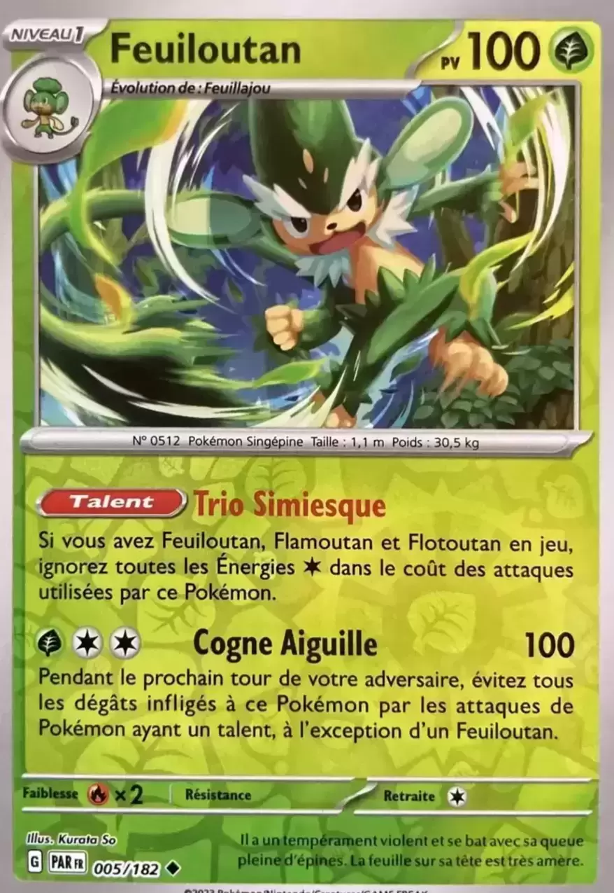 Faille Paradoxe - PARFR - Feuiloutan Reverse