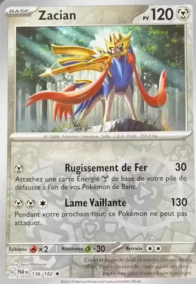 Faille Paradoxe - PARFR - Zacian Reverse