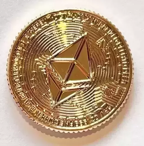 Ethereum Gold Coin figurine Mini Brands Series 5