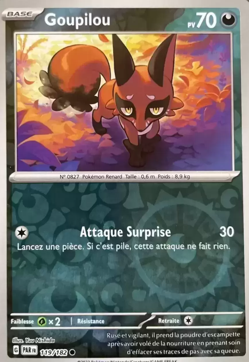 Faille Paradoxe - PARFR - Goupilou Reverse
