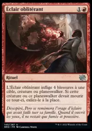 La Guerre Fratricide - Éclair oblitérant Foil