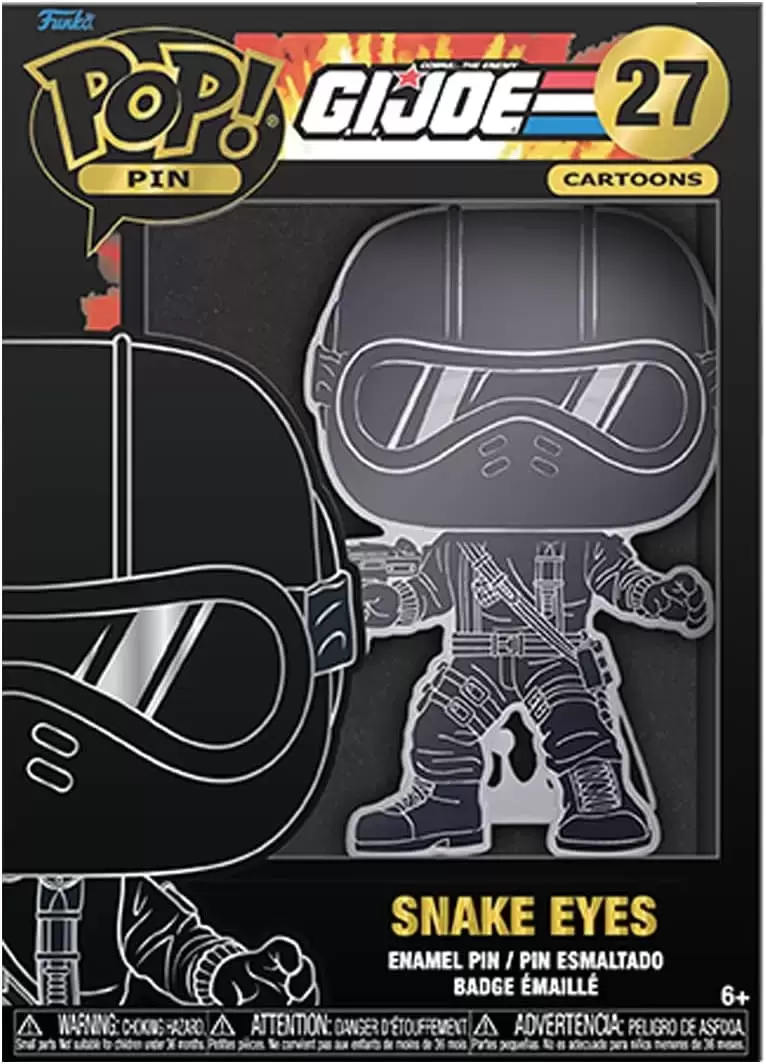 POP! Pin Cartoons - G.I. Joe - Snake Eyes