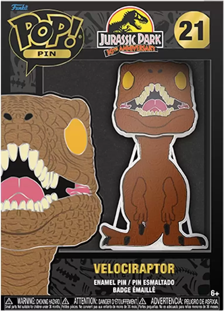 POP! Pin Movies - Jurassic Park - Velociraptor