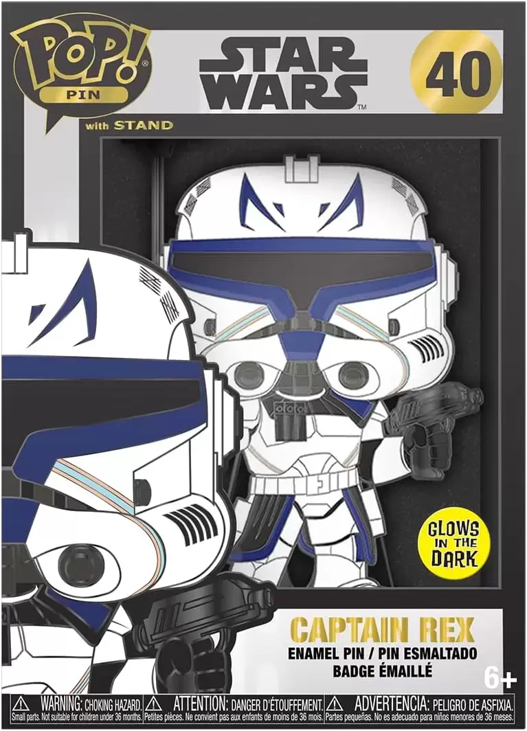 POP! Pin Star Wars - Captain Rex (GITD)