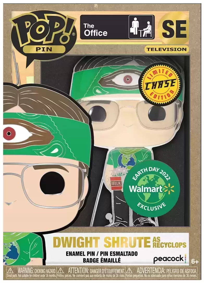 POP! Pin Television - Dwight Schrute as Recyclops (Earth Day 2022) - Chase