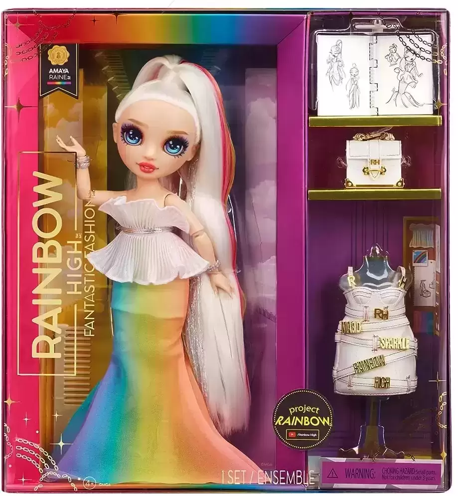 Rainbow High Hair Studio – Create Rainbow Hair with Exclusive Amaya Raine  Doll