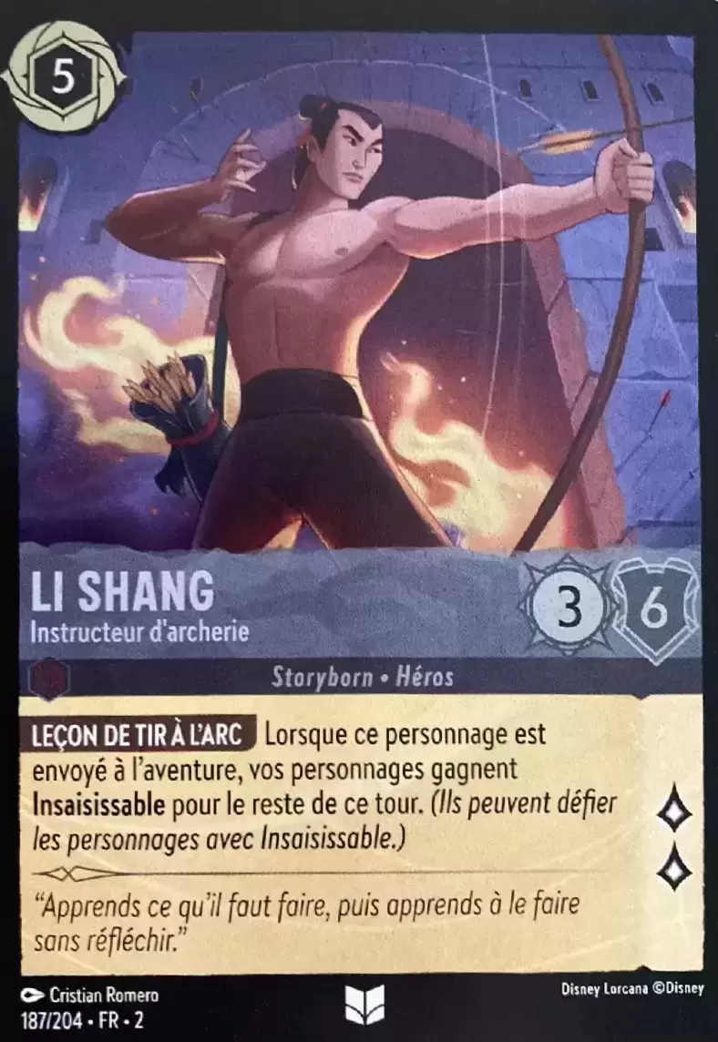 L\'Ascension des Floodborn - Chapitre 2 - Li Shang - Instructeur d\'archerie - Brillante