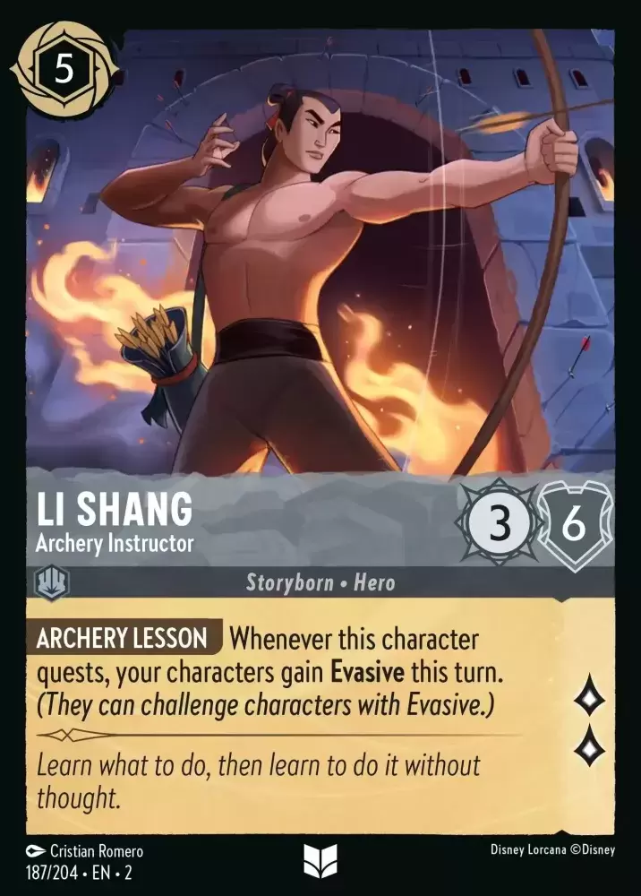 Rise of the Floodborn - Li Shang - Archery Instructor