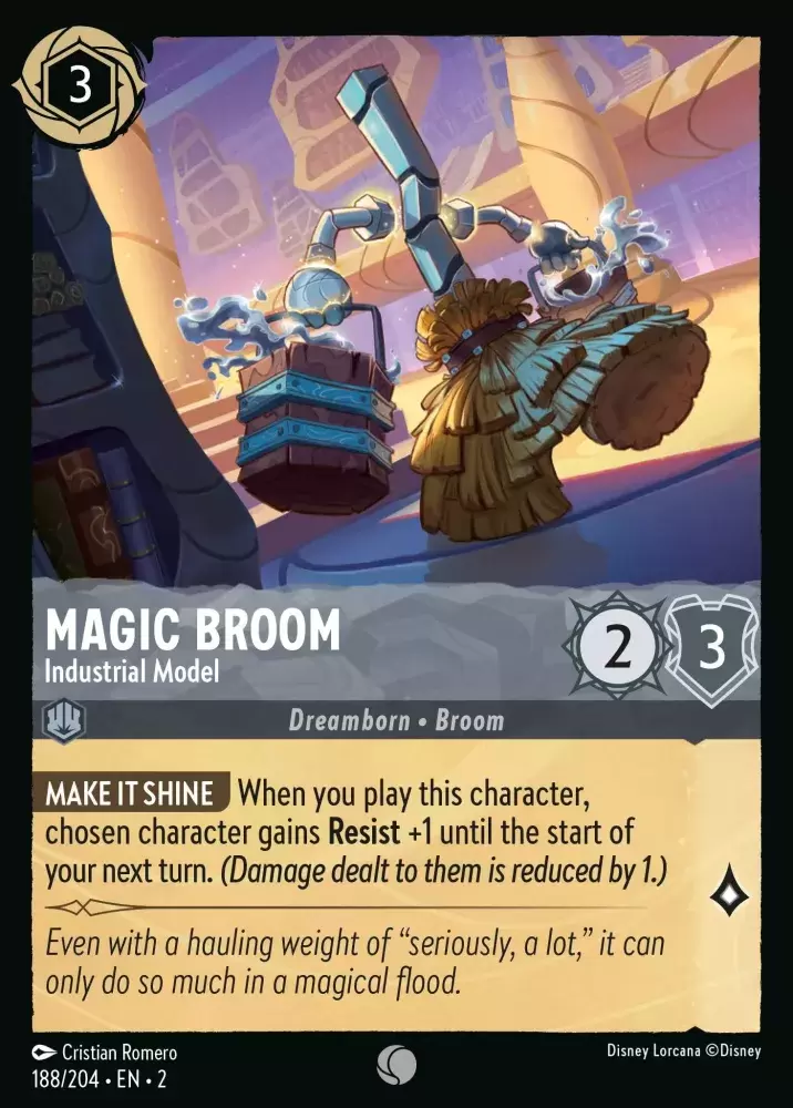 Rise of the Floodborn - Magic Broom - Industrial Model