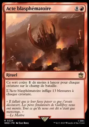 Doctor Who - Acte blasphématoire