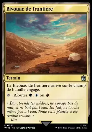 Doctor Who - Bivouac de frontière