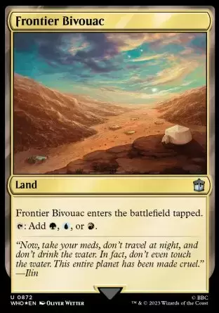 Doctor Who - Bivouac de frontière