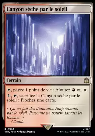 Doctor Who - Canyon séché par le soleil