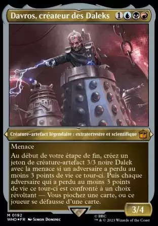 Doctor Who - Davros, créateur des Daleks