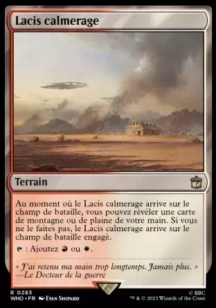 Doctor Who - Lacis calmerage