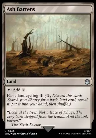 Doctor Who - Landes cendreuses
