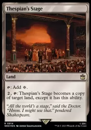 Doctor Who - Scène de théâtre