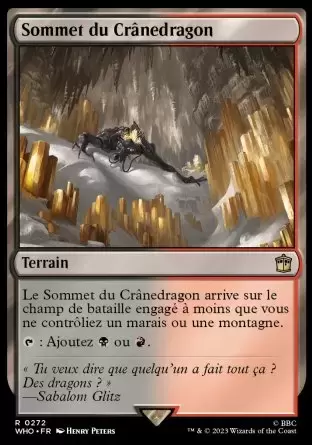 Doctor Who - Sommet du Crânedragon