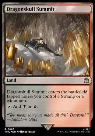 Doctor Who - Sommet du Crânedragon