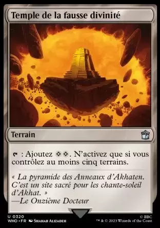 Doctor Who - Temple de la fausse divinité